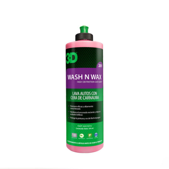 shampoo con cera wash n wax