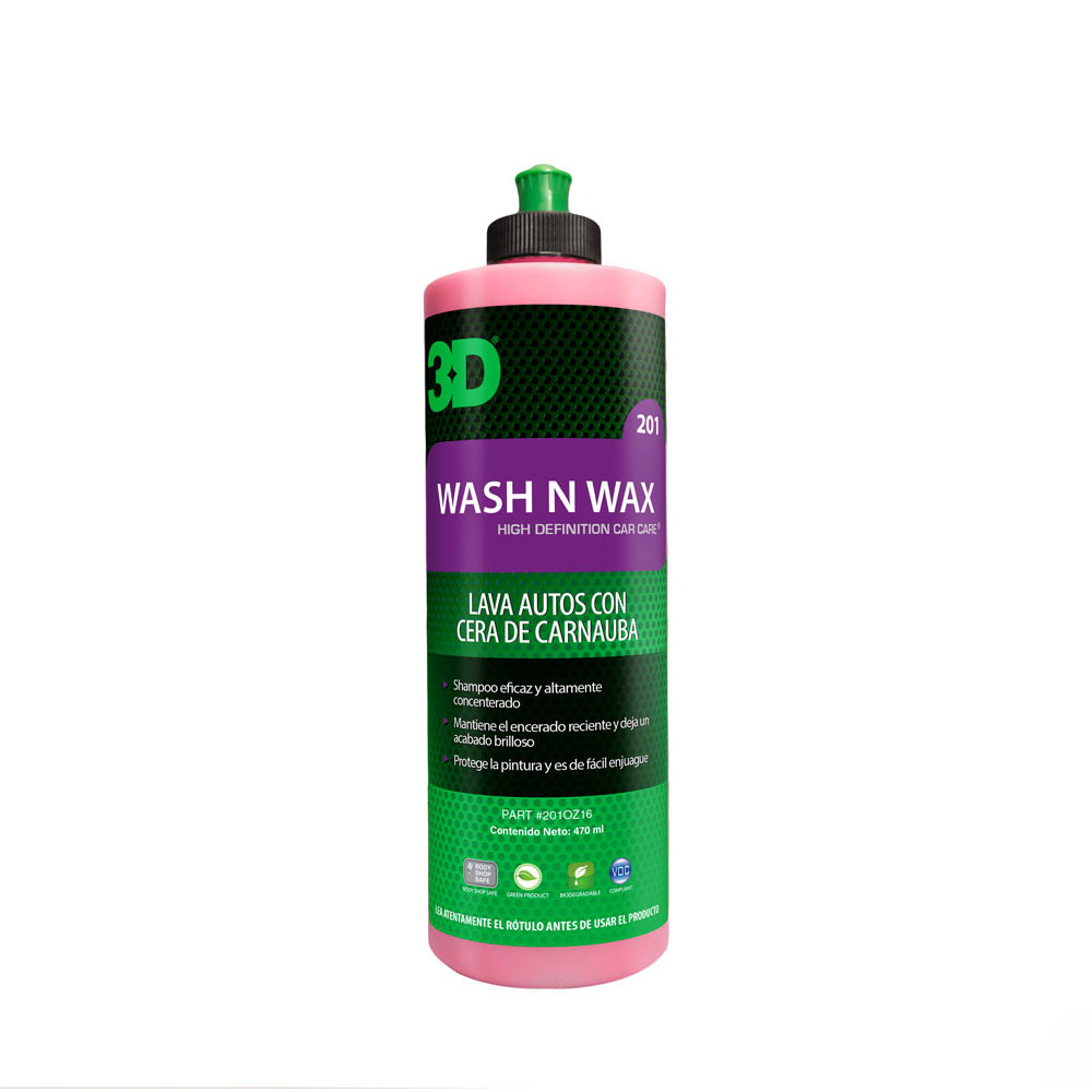 shampoo con cera wash n wax